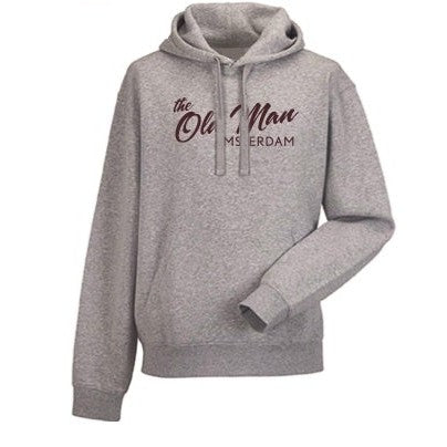 OLD MAN CREW HOODIE - HEATHER GREY The Old Man Boardsports The Old Man