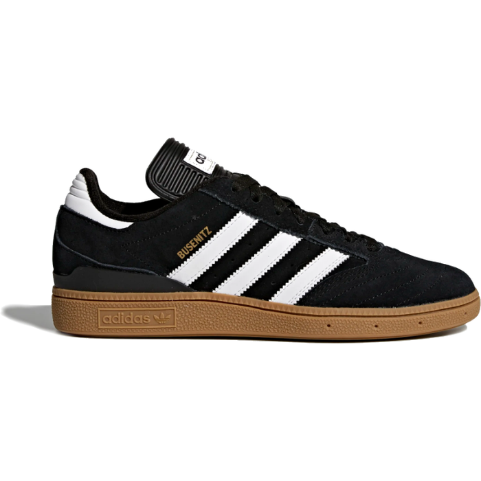 ADIDAS BUSENITZ PRO SCHOENEN - CORE BLACK/FOOTWEAR WHITE/GOLD METALLIC The Old Man Boardsports Adidas