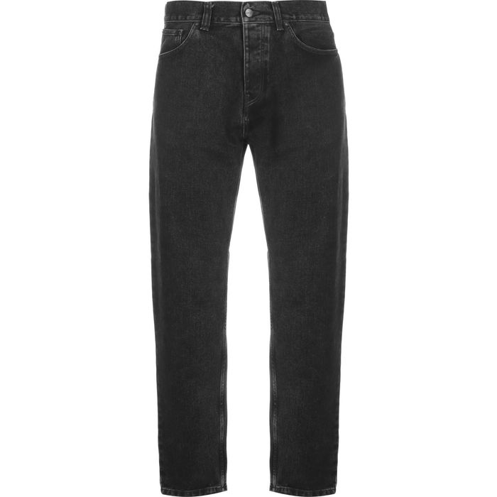 CARHARTT WIP NEWEL PANT BROEK - BLACK (STONE WASHED) The Old Man Boardsports Carhartt WIP