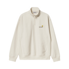 CARHARTT WIP HALF ZIP AMERICAN SCRIPT SWEATER - NATURAL The Old Man Boardsports Carhartt WIP