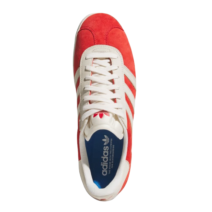 ADIDAS GAZELLE ADV SCHOENEN BETTER SCARLET/CHALK WHITE/GOLD METALLIC