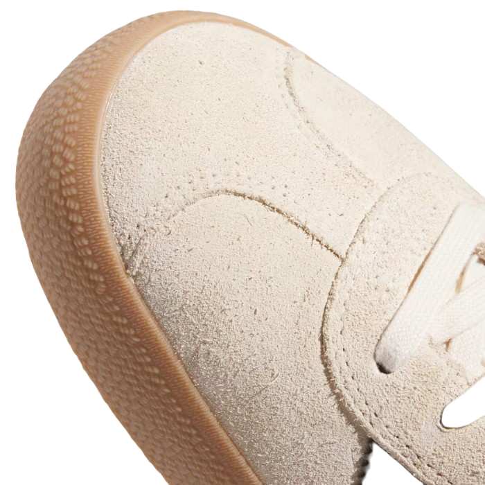 ADIDAS GAZELLE ADV SCHOENEN - ECRU TINT/FOCUS OLIVE/GUM The Old Man Boardsports Adidas