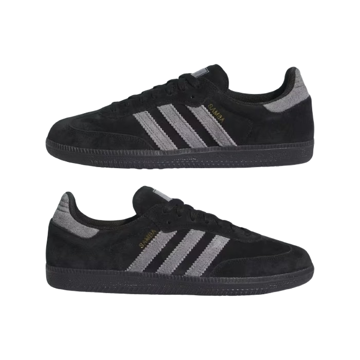 ADIDAS SAMBA ADV SCHOENEN CORE BLACK/GREY FOUR/GOLD METALLIC