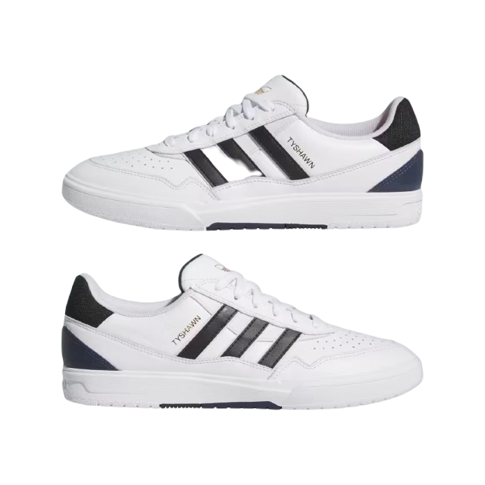 ADIDAS TYSHAWN II SCHOENEN CLOUD WHITE/CORE BLACK/COLLEGIATE NAVY
