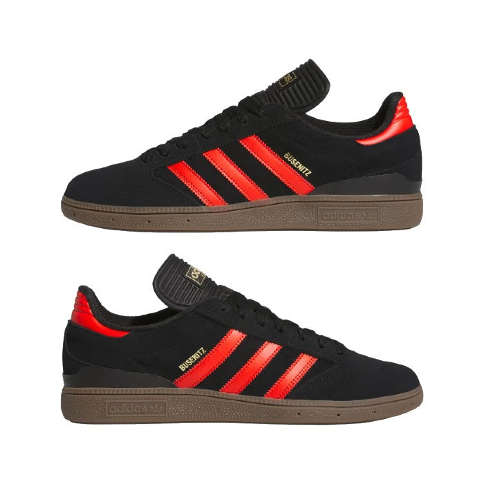 ADIDAS BUSENITZ PRO SCHOENEN CORE BLACK/BOLD ORANGE/GUM