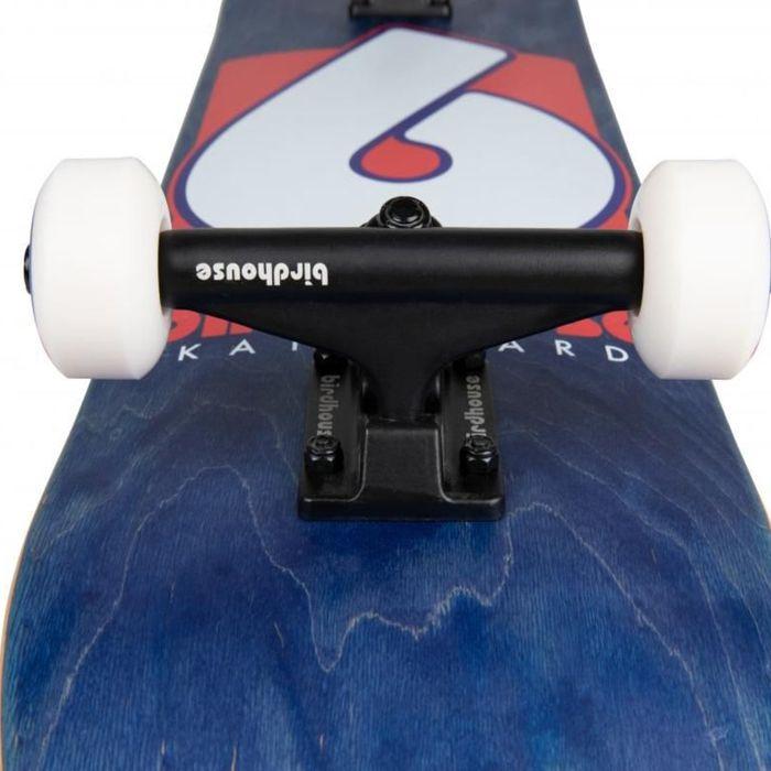 BIRDHOUSE STAGE 3 B LOGO SKATEBOARD 7.75 COMPLETS - NAVY/RED The Old Man Boardsports Birdhouse