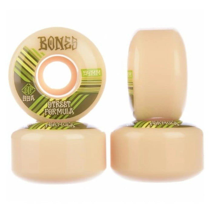 BONES STF RETROS V4 WIDE 99A SKATEBOARD WIELEN WHITE