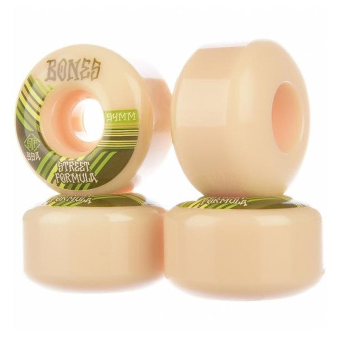 BONES STF RETROS V4 WIDE 99A SKATEBOARD WIELEN WHITE