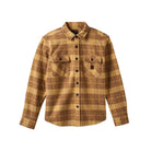 Brixton Bowery Heavy Weight L/S Overhemd Curry Yellow/Pinecone Brown