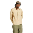 BRIXTON HASTING LIGHT WEIGHT FLANNEL OVERHEMD WHEAT