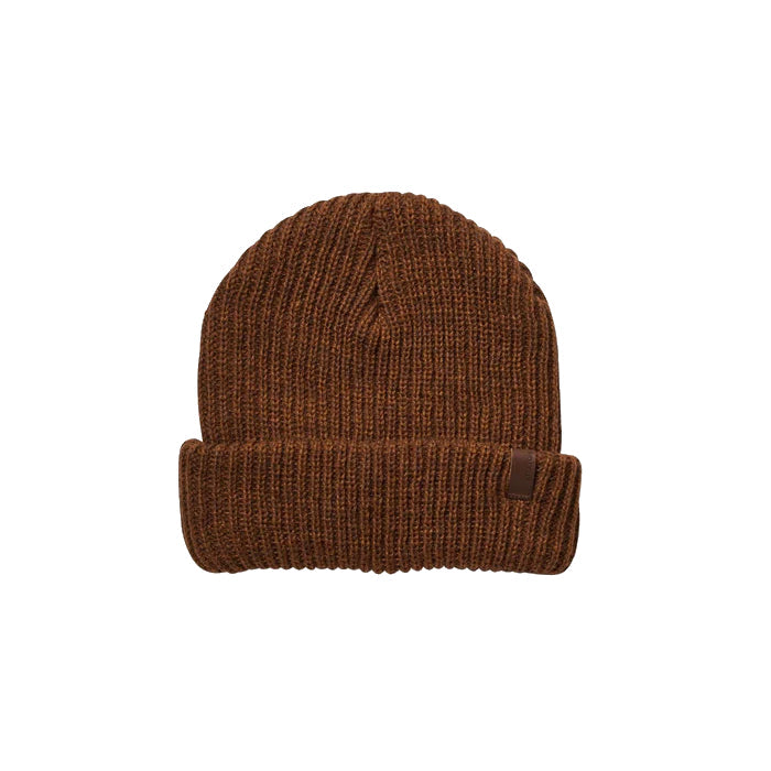 BRIXTON MARLED CHUNKY BEANIE - COFFEE / CHOCOLATE The Old Man Boardsports Brixton