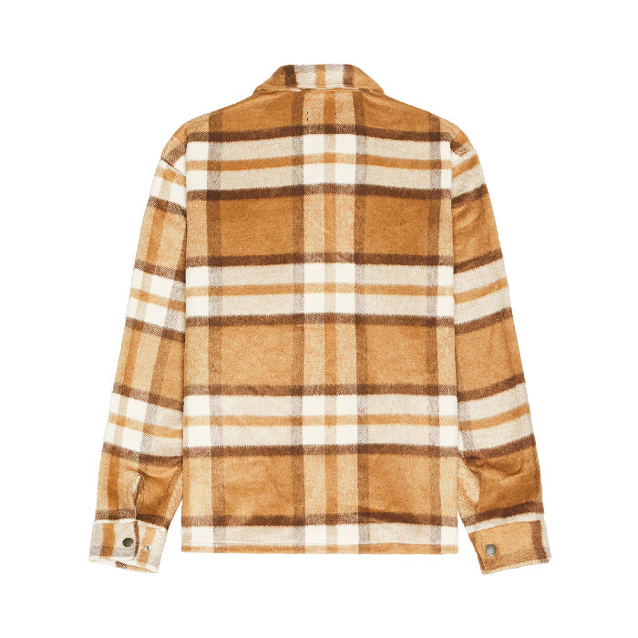 BRIXTON SELDEN SOFT BRUSHED FLANNEL OVERHEMD NATUREL