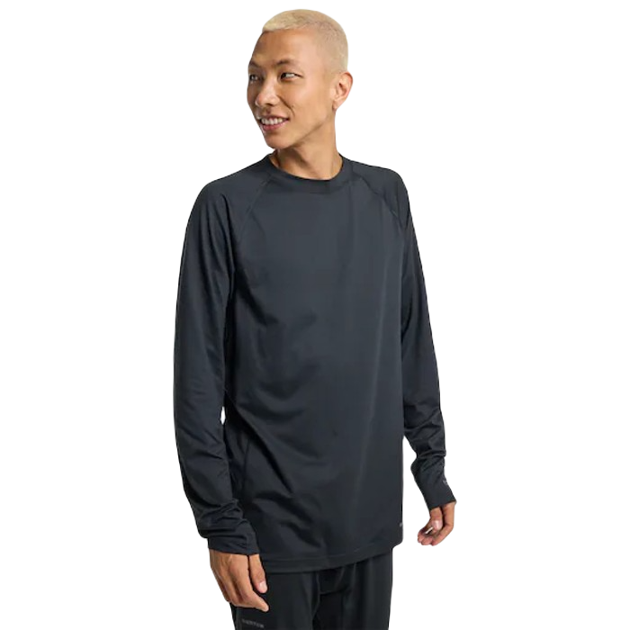 BURTON MEN'S MIDWEIGHT CREW SWEATER - TRUE BLACK The Old Man Boardsports Burton