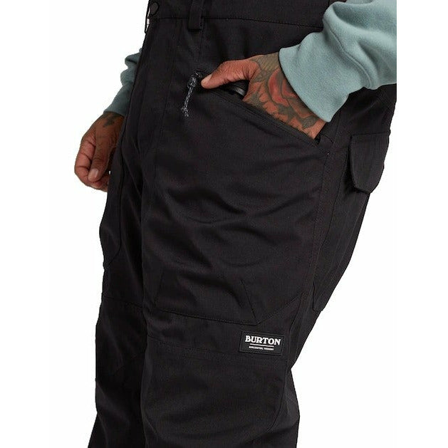BURTON RESERVE BIB SNOWBOARD OVERALL - TRUE BLACK The Old Man Boardsports Burton