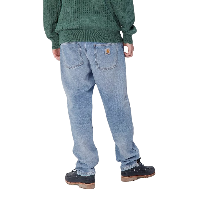 CARHARTT WIPP NEWEL SPIJKERBROEK BLUE (LIGHT USED WASH)