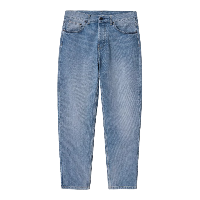 CARHARTT WIPP NEWEL SPIJKERBROEK BLUE (LIGHT USED WASH)
