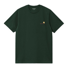 CARHARTT WIP S/S AMERICAN SCRIPT T-SHIRT CONIFER