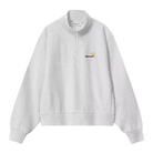 CARHARTT WIP W' AMERICAN SCR. HIGH NECK SWEATHER - ASH HEATHER The Old Man Boardsports Carhartt WIP