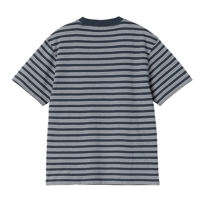 CARHARTT WIP W' SHORT SLEEVE SYDNEY T-SHIRT SYDNEY STRIPE/DUSKY BLUE