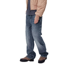 CARHARTT WIP W' PIERCE STRAIGHT SPIJKERBROEK BLUE (DARK USED WASH)
