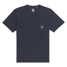 ELEMENT BASIC POCKET PIGMENT T-SHIRT - BLUE NIGHTS The Old Man Boardsports Element