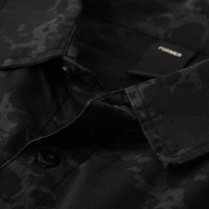 FORMER VIVIAN ORNATE LONG SLEEVE OVERHEMD BLACK/GREY