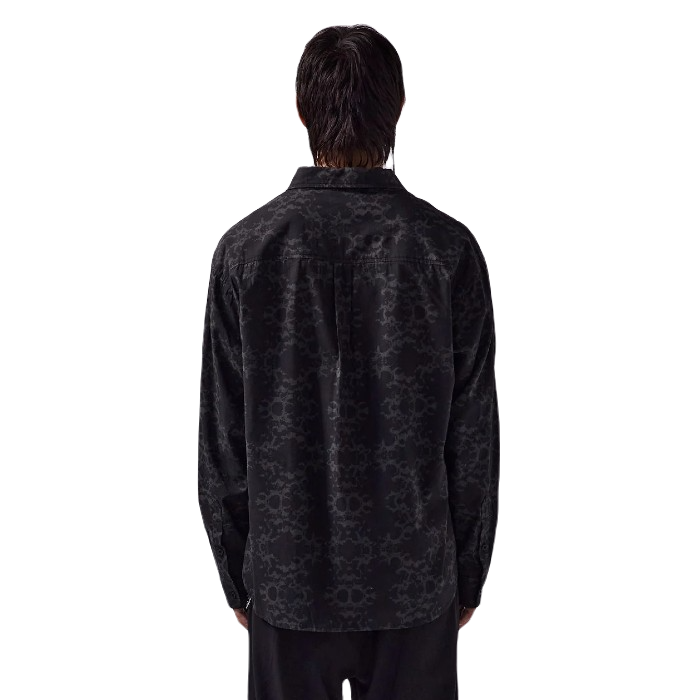 FORMER VIVIAN ORNATE LONG SLEEVE OVERHEMD BLACK/GREY