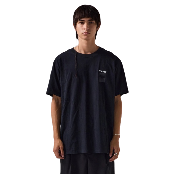 FORMER TWO-TONE CRUX T-SHIRT BLACK