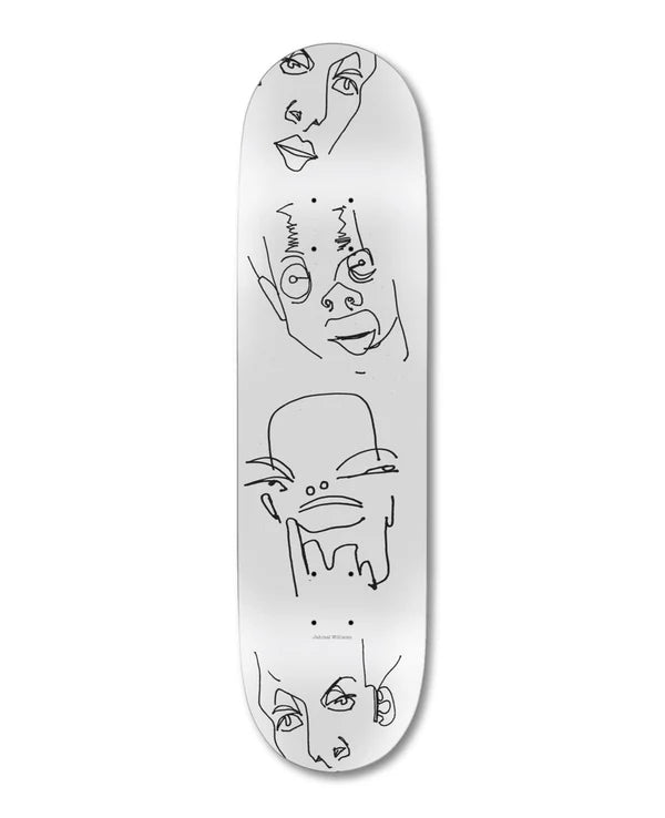 HOPPS DREAMER SKATEBOARD DECK SILVER