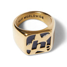 HUF H STAR RING GOLD