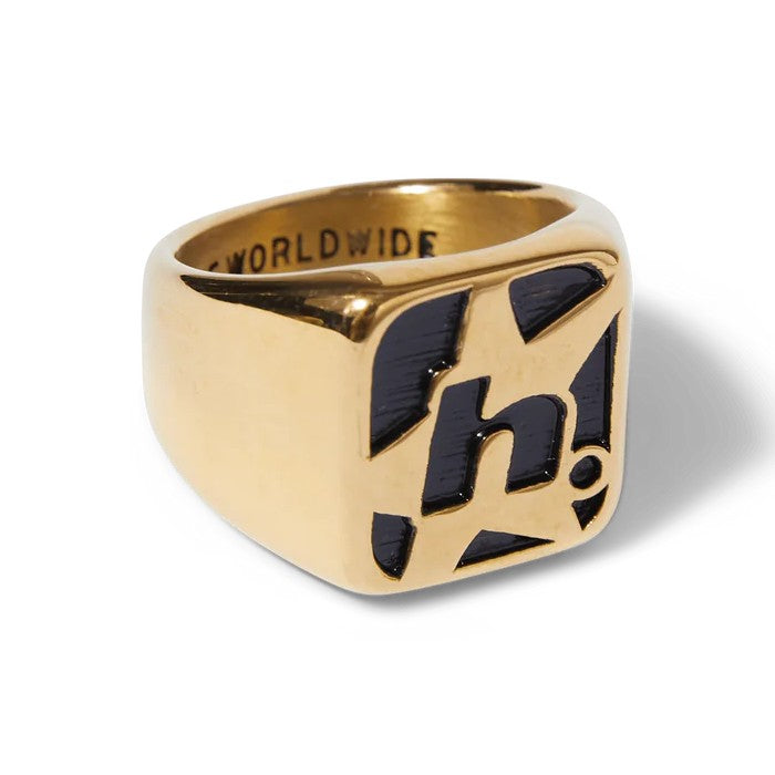 HUF H STAR RING GOLD