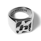 HUF H STAR RING SILVER