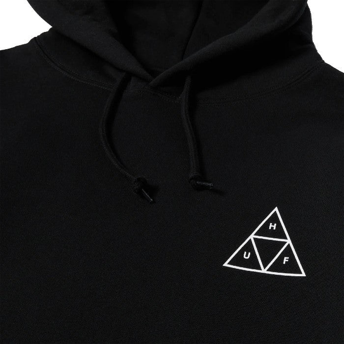 HUF SET TRIPLE TRIANGLE PULLOVER/HOODIE - BLACK The Old Man Boardsports Huf