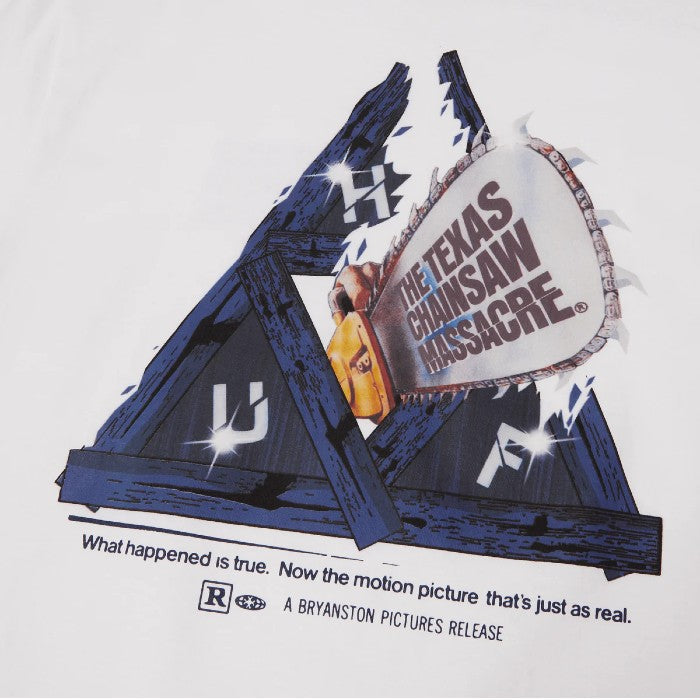 HUF THE TEXAS CHAINSAW MASSACRE TRIPLE TRIANGLE T-SHIRT WHITE