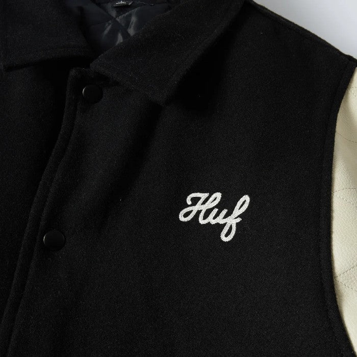 HUF SONG VARSITY JAS - BLACK The Old Man Boardsports Huf