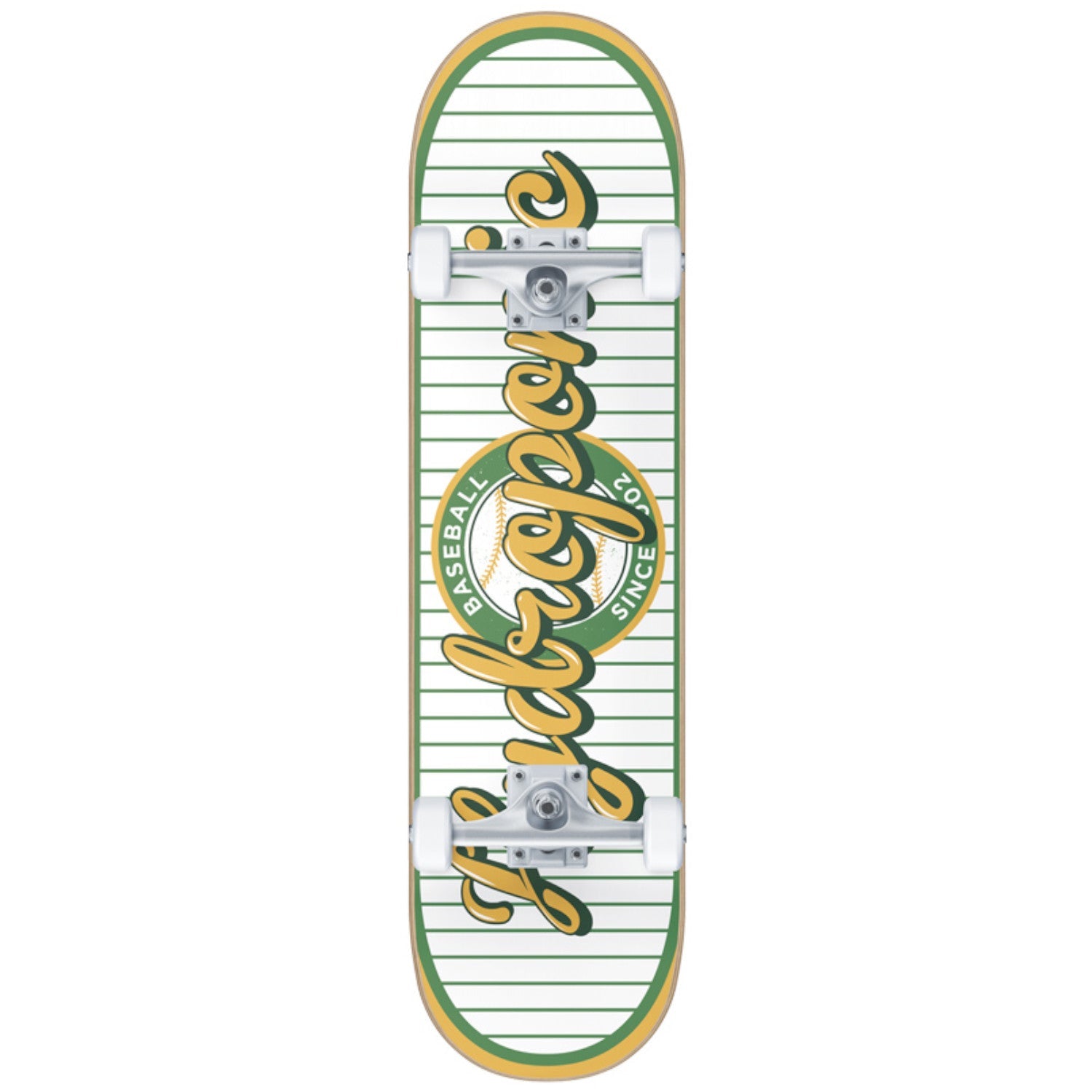 HYDROPONIC BASEBALL YELLOW 8.125" SKATEBOARD