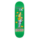 KROOKED RODRIGO TX GUEST 8.06" SKATEBOARD DECK - GREEN The Old Man Boardsports Krooked