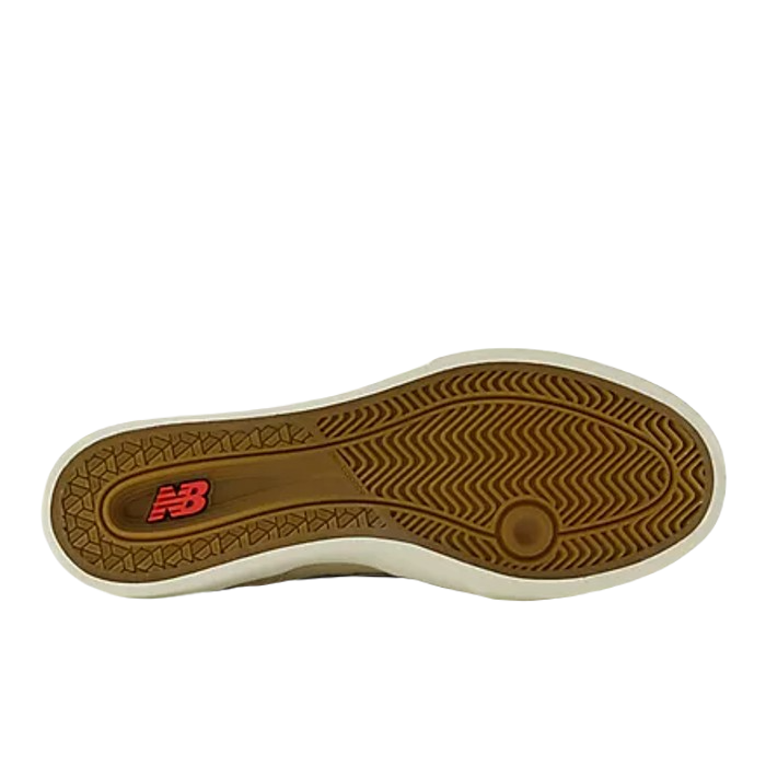 NEW BALANCE NUMERIC 574 VULC SCHOENEN - TAN WITH FOREST GREEN The Old Man Boardsports New Balance