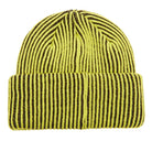 OBEY BOWERY 2 TONE RIB BEANIE FLOURESCENT GREEN MULTI
