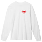 OBEY JAZZ HEAD LONG SLEEVE T-SHIRT WHITE