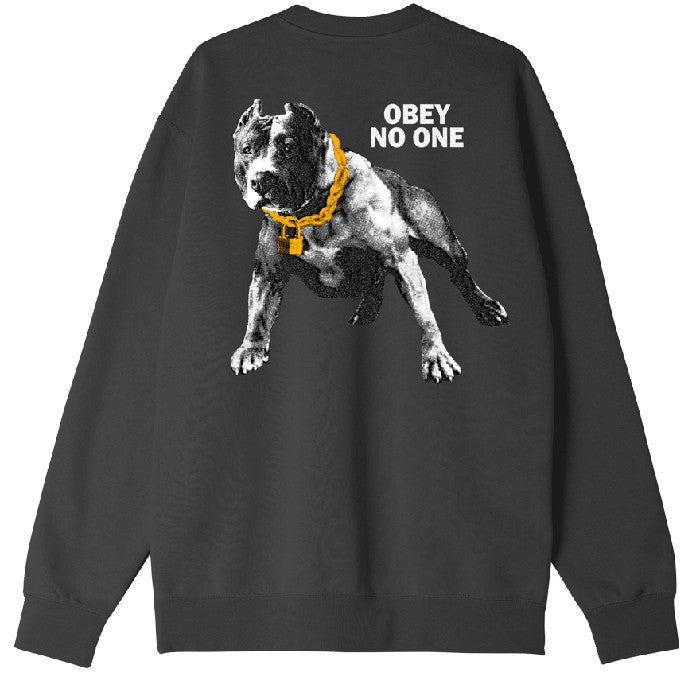 OBEY NO ONE SWEATER BLACK