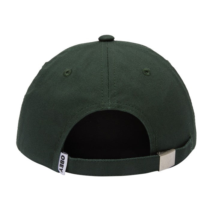 OBEY STUDIOS TWILL 6-PANEL STRAPBACK PET RAIN FOREST