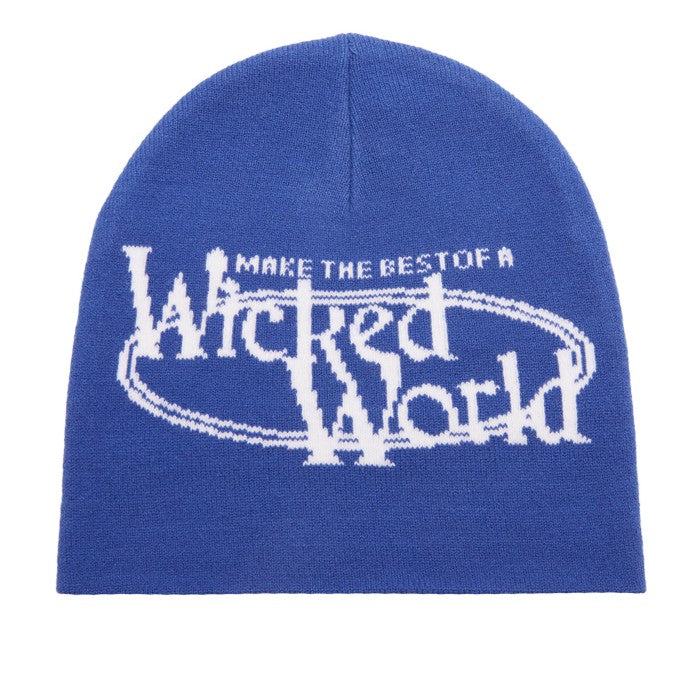 OBEY WICKED WORLD BEANIE OLYMPIAN BLUE