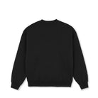 POLAR DAVE CREWNECK SURF LOGO SWEATER BLACK