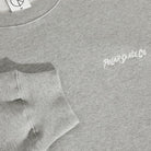 POLAR DAVE CREWNECK SURF LOGO SWEATER HEATHER GREY