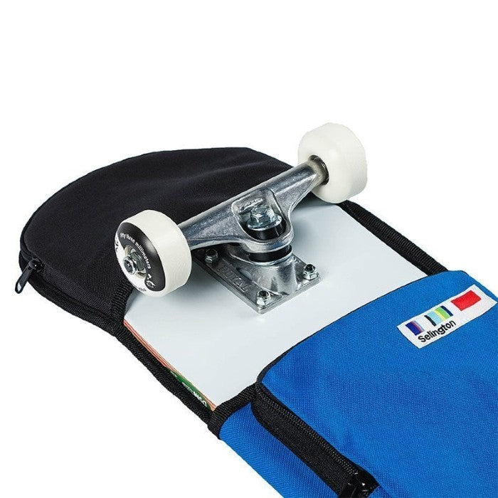 SELINGTON BURGEE SKATEBOARD BAG - DRAAGTAS BLACK/BLUE