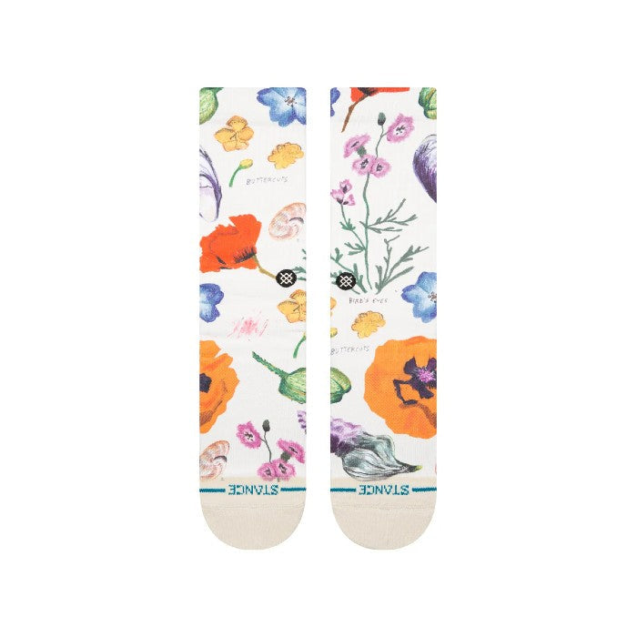 STANCE CALIFORNIA NATIVE CREW SOKKEN CANVAS