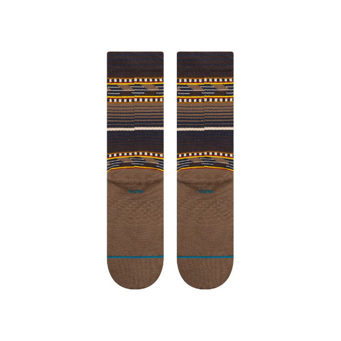 STANCE CEDAR ROCK CREW SOKKEN - BROWN The Old Man Boardsports Stance