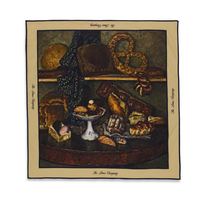 THE LOOSE COMPANY BAKERY BANDANA SJAAL BLUE/CREAM