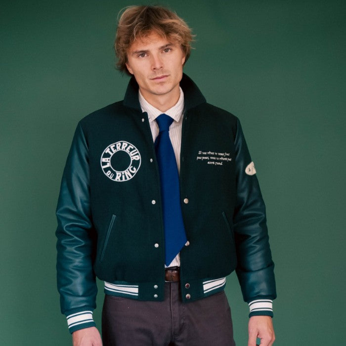 THE LOOSE COMPANY LA TERREUR DU RING VARSITY JAS DARK GREEN